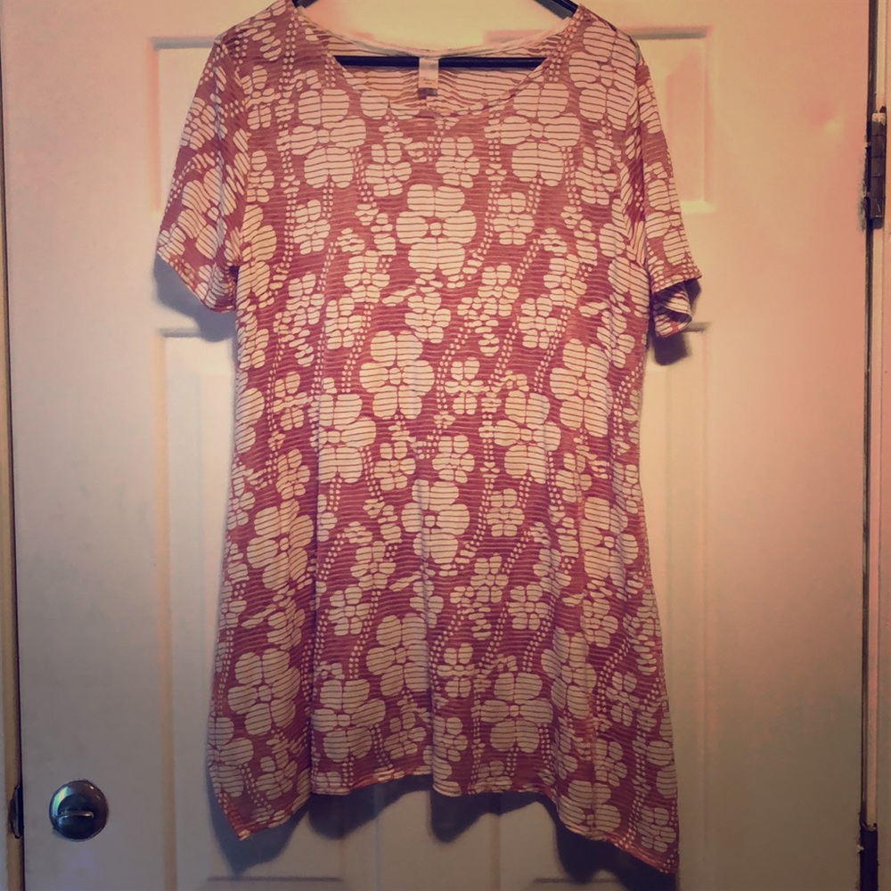 Off white and light pink tunic